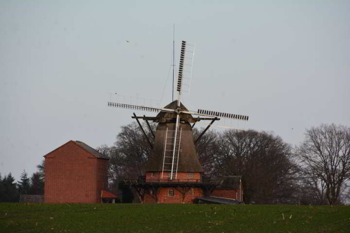 Windmühle Kampen am Rand der Lüneburger Heide